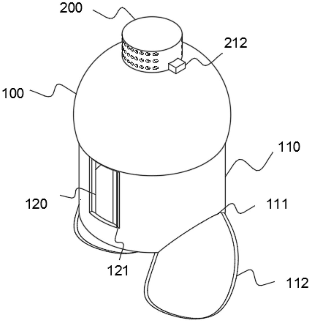 一种具有降温功能的便携式焊接面罩专利图