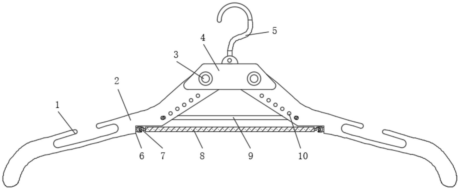 一种折叠式衣架专利图