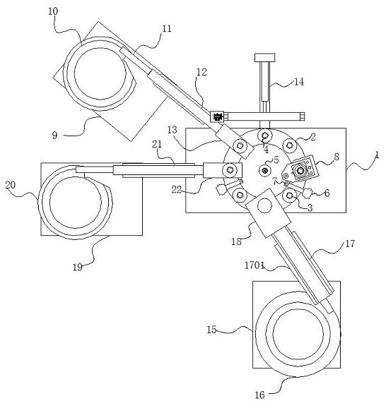 一种喷雾消毒器自动化生产用喷头组装设备专利图片
