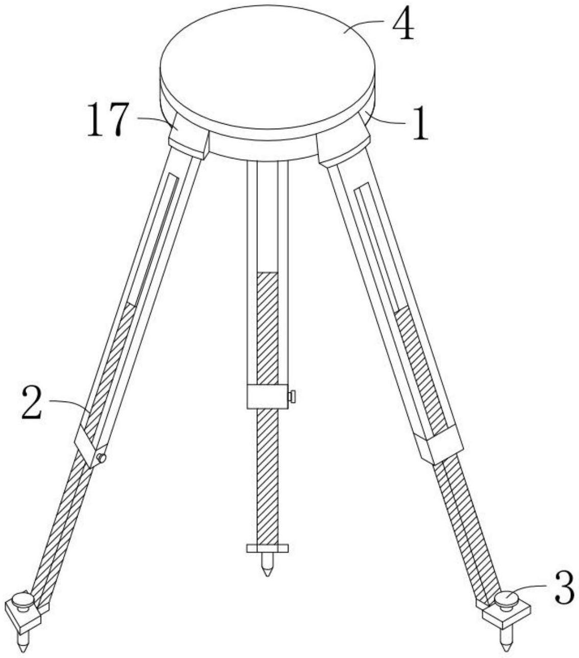 一种地质勘探建筑施工用的三脚架专利图