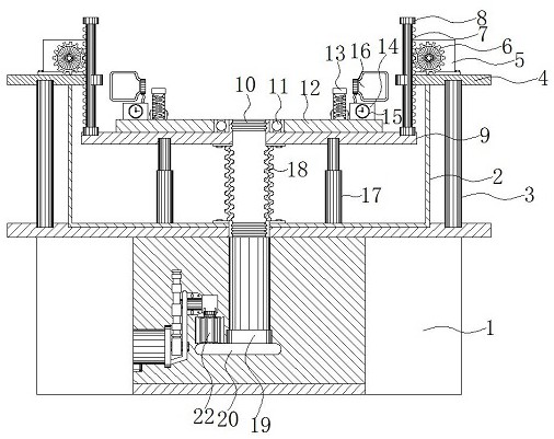一种具有检测空调三通阀气密性功能的生产设备专利图