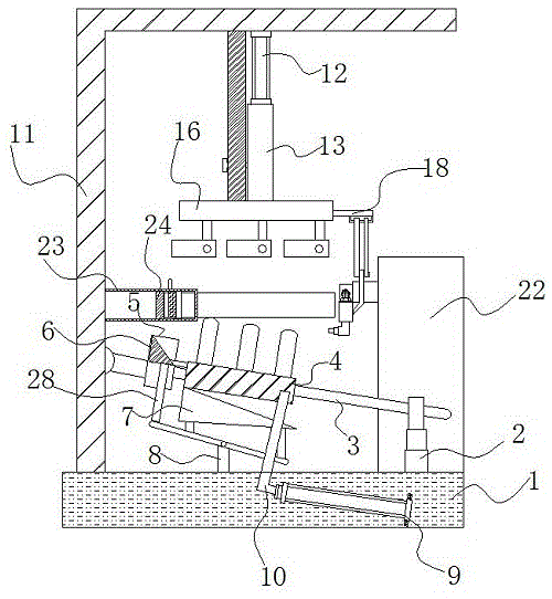 一种空调四通阀生产具有焊接角度实时调节的加工设备专利图