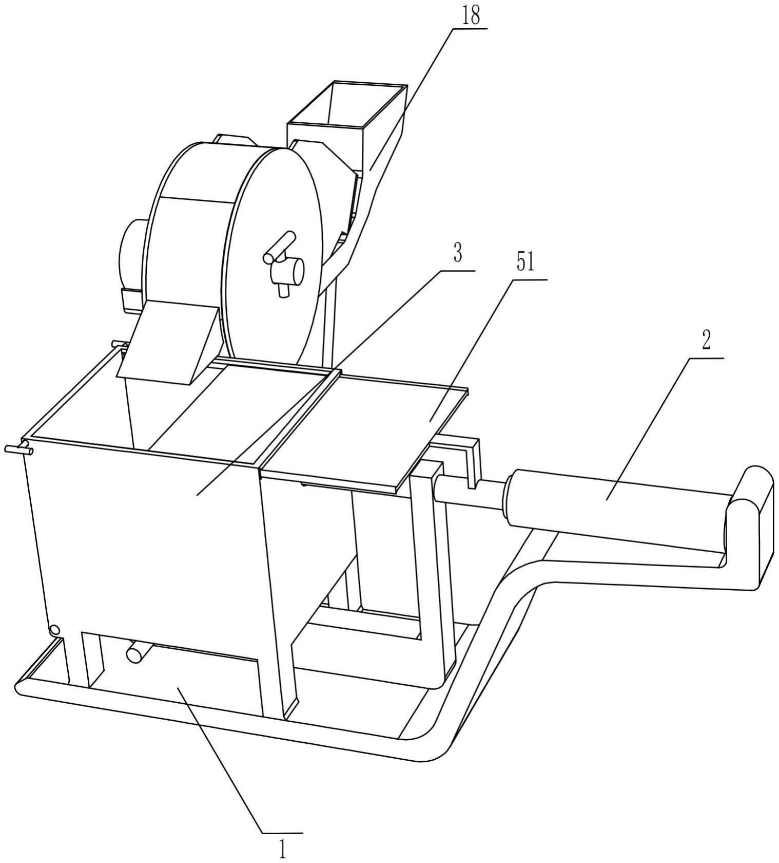 一种金属垃圾压缩处理装置专利图