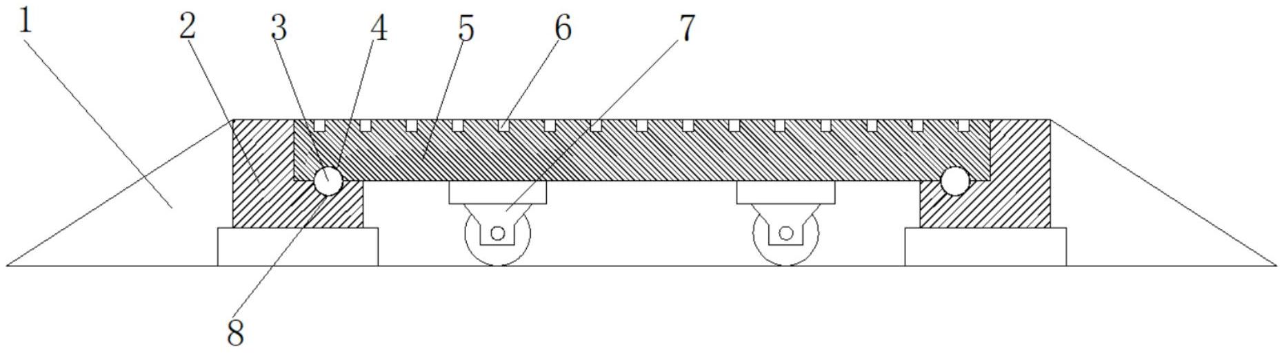 一种多晶炉热场拆装作业平台专利图