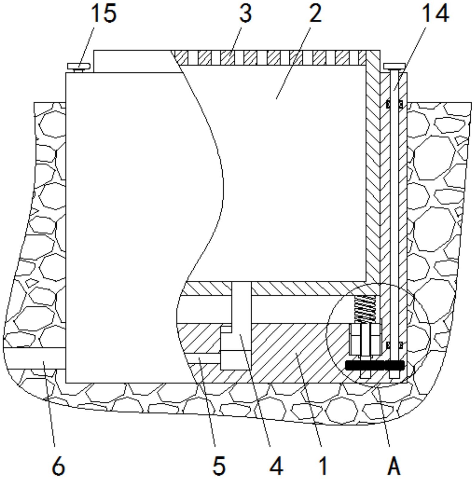 一种园林用定量储水装置专利图