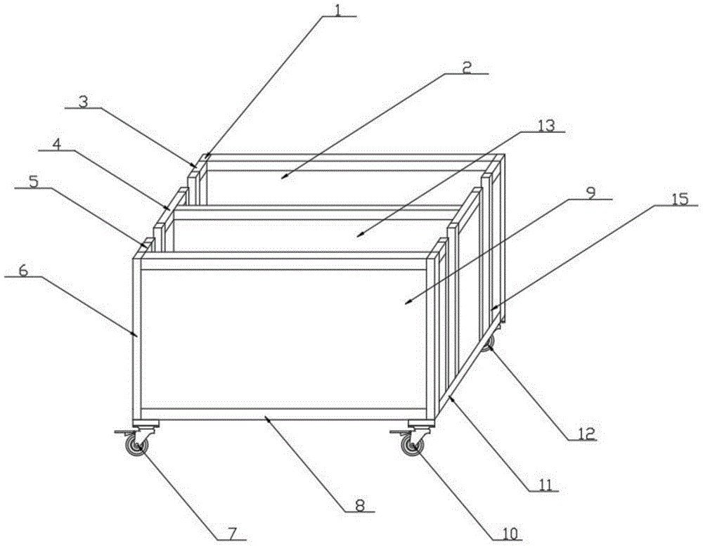 一种用于纸箱子的支撑架专利图