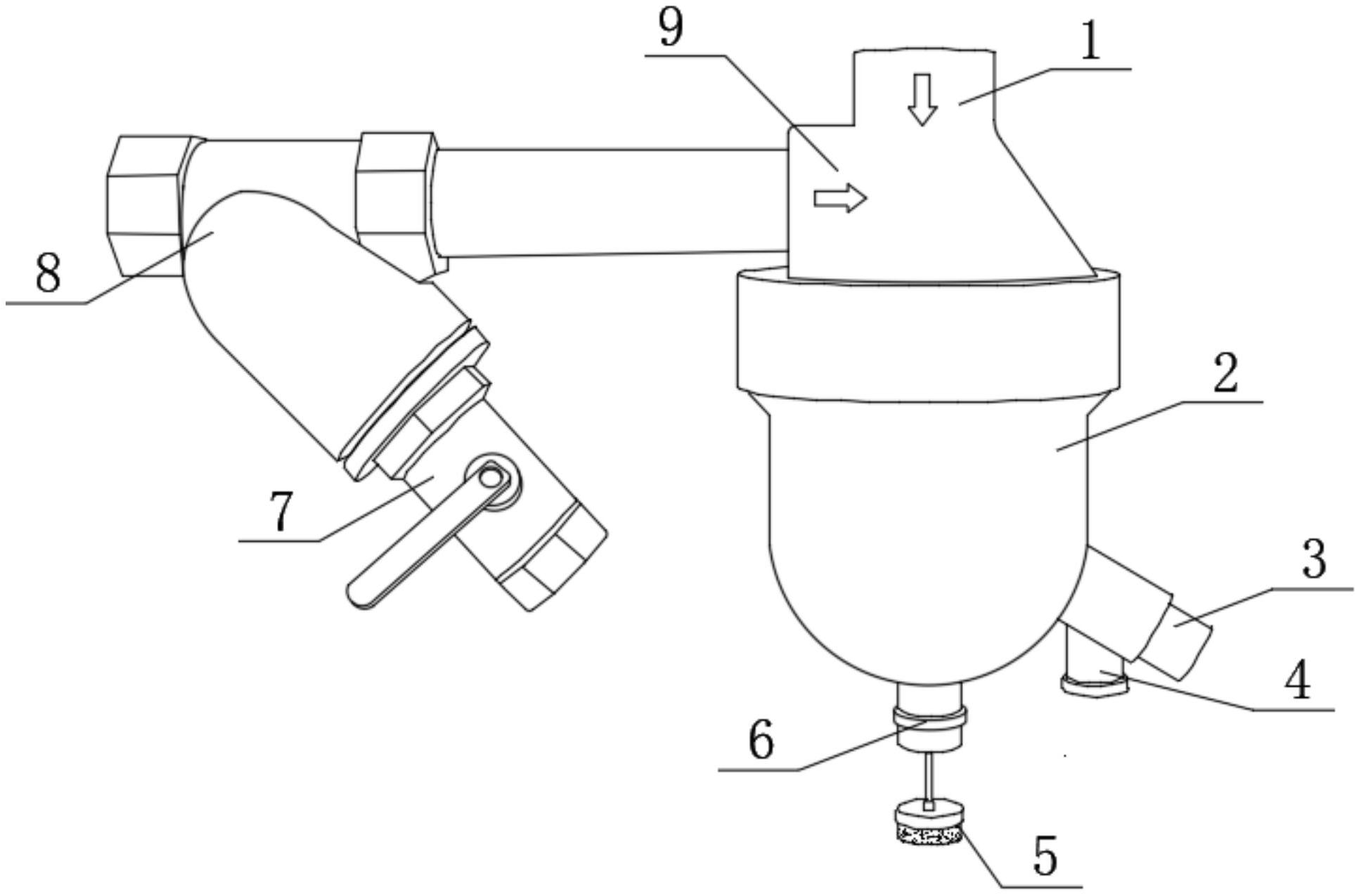 煤矿防灭火系统注氮管路自动排水装置专利图