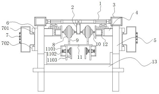 一种自动打包机用打包物的起重装置专利图