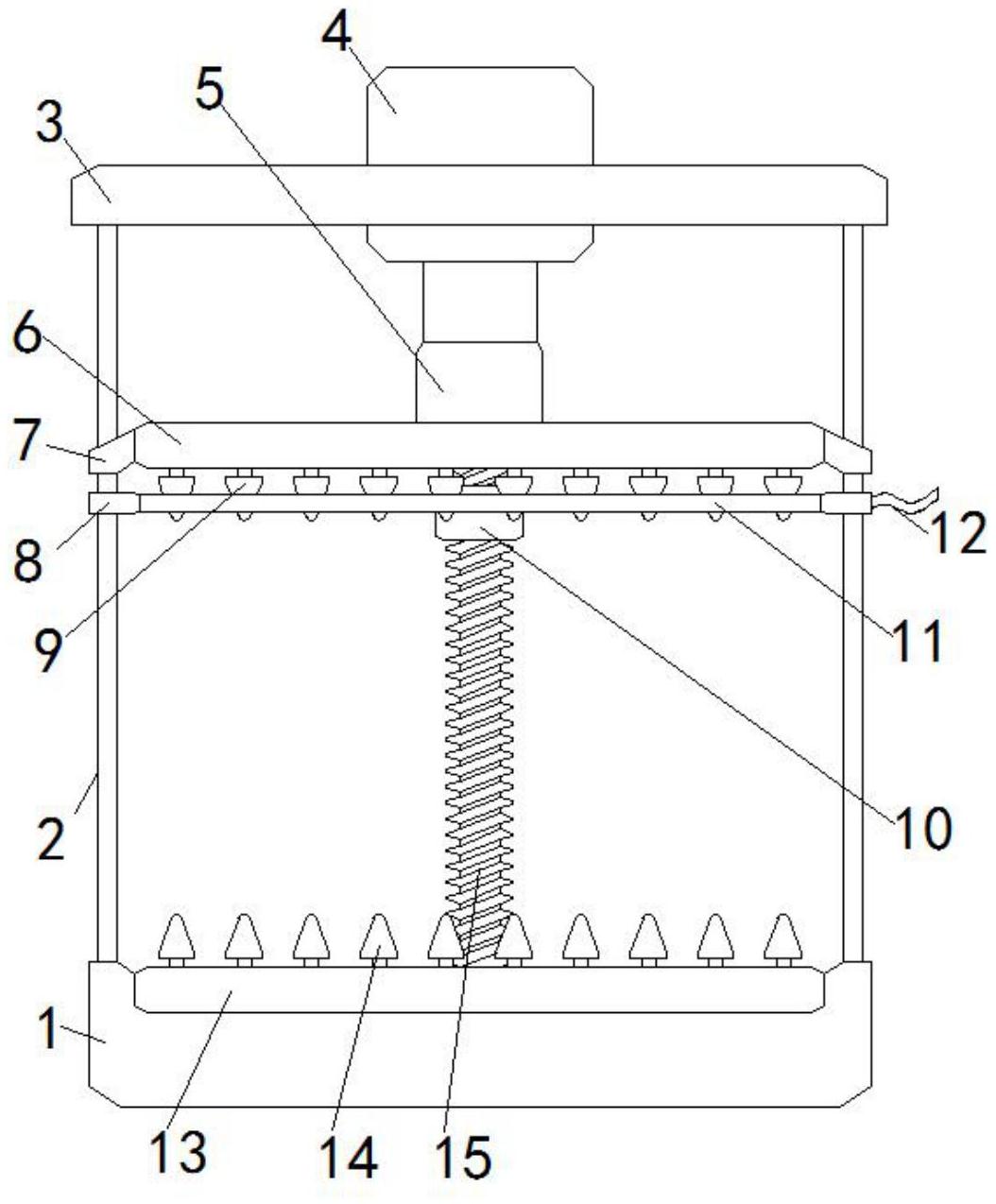 一种高效的管类工件喷涂装置专利图