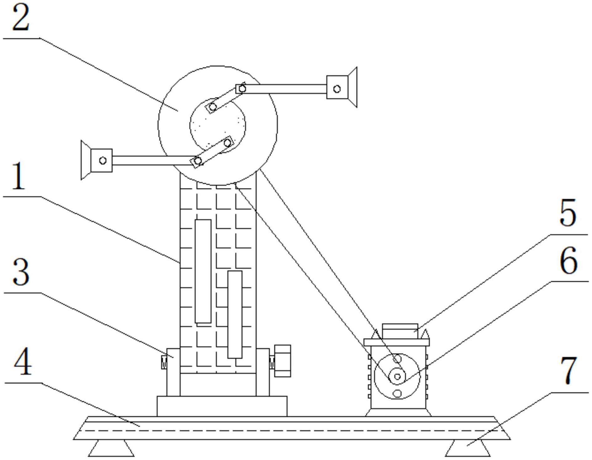 一种方便运输的扒胎机专利图