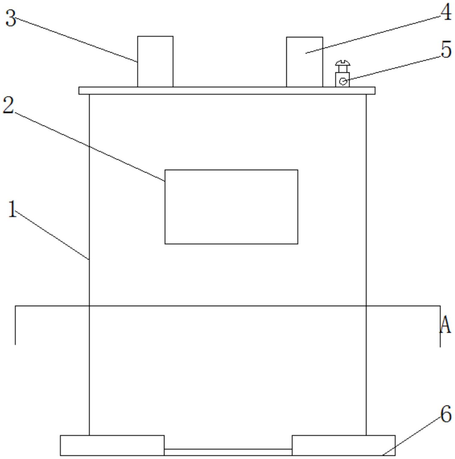 一种具有耐热防火结构的电力电容器专利图