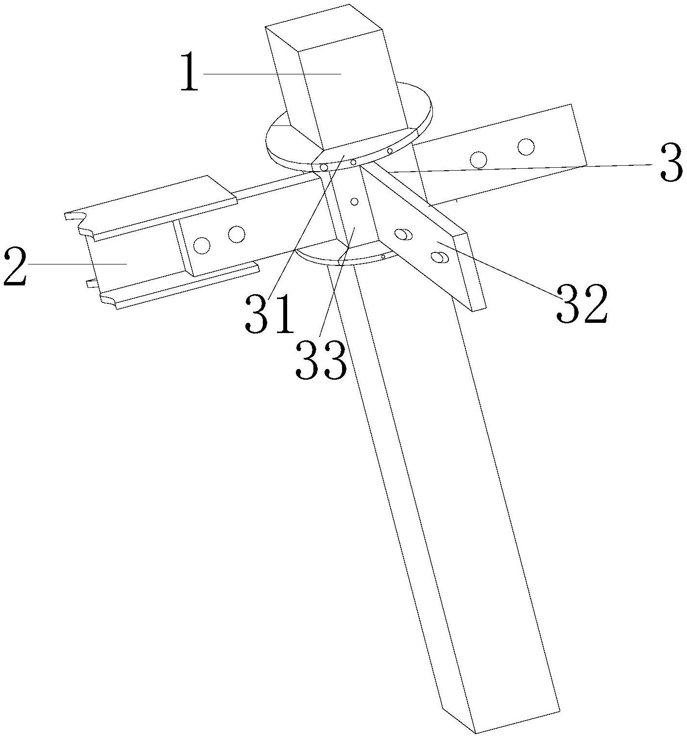 一种钢结构房屋拼装连接部件专利图