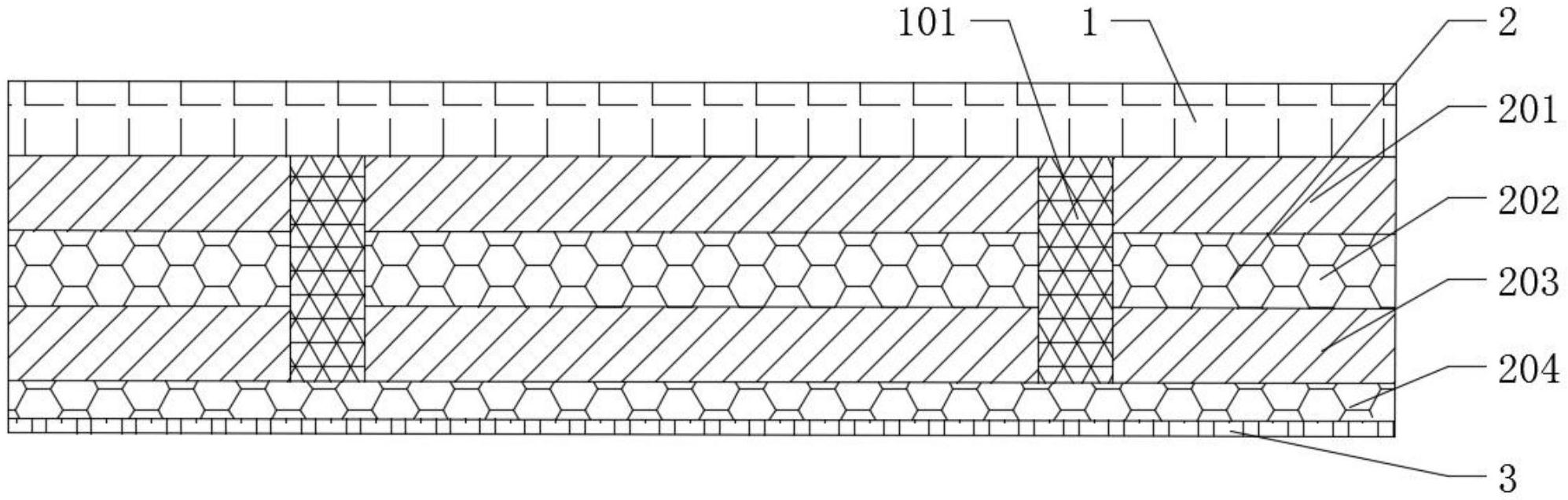 一种活动板房用降噪隔热板结构专利图