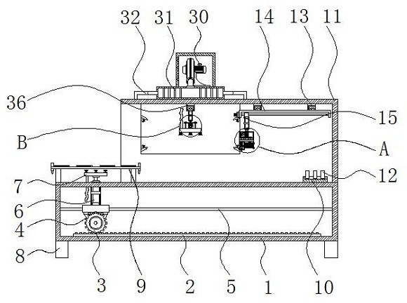 一种平板电脑零部件加工用具有均匀打磨结构的组装设备专利图
