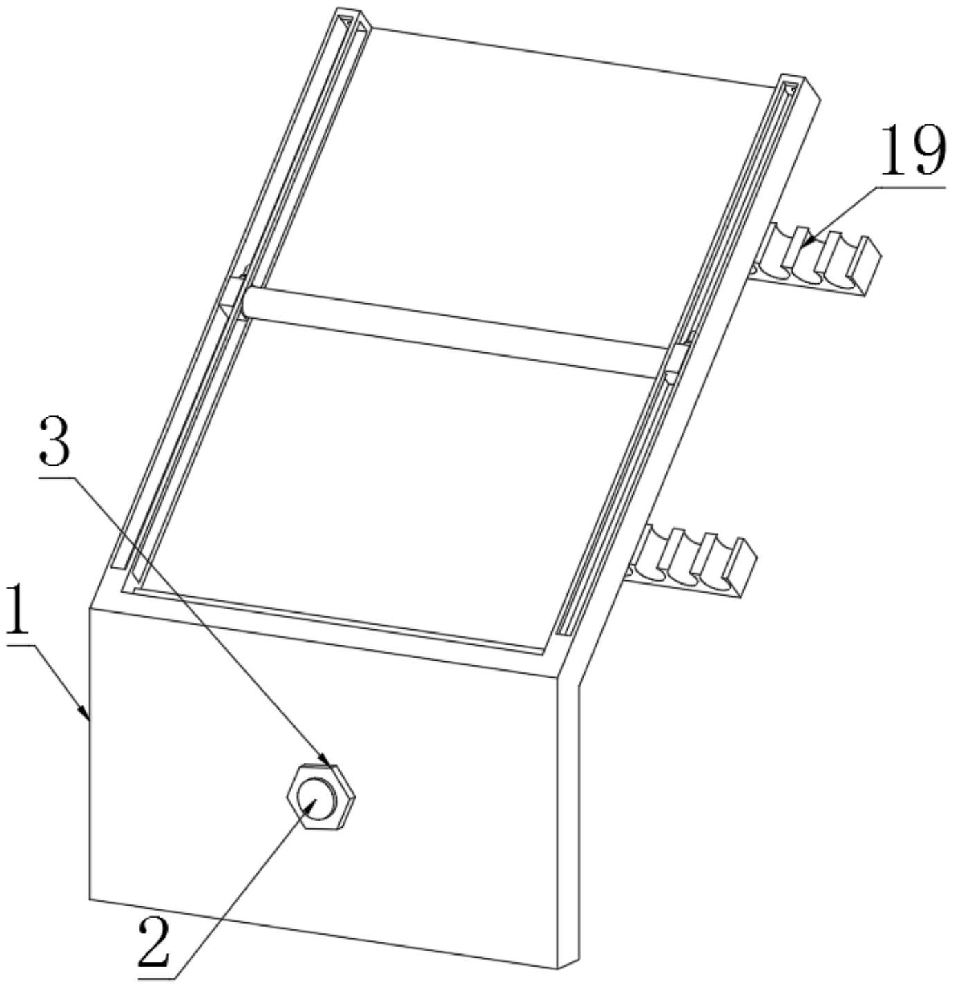 一种车床加工用安装方便的图纸绘制装置专利图