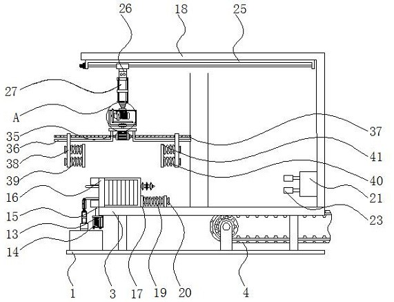 一种平板电脑变压器检测用具有限位结构的通断检测装置专利图