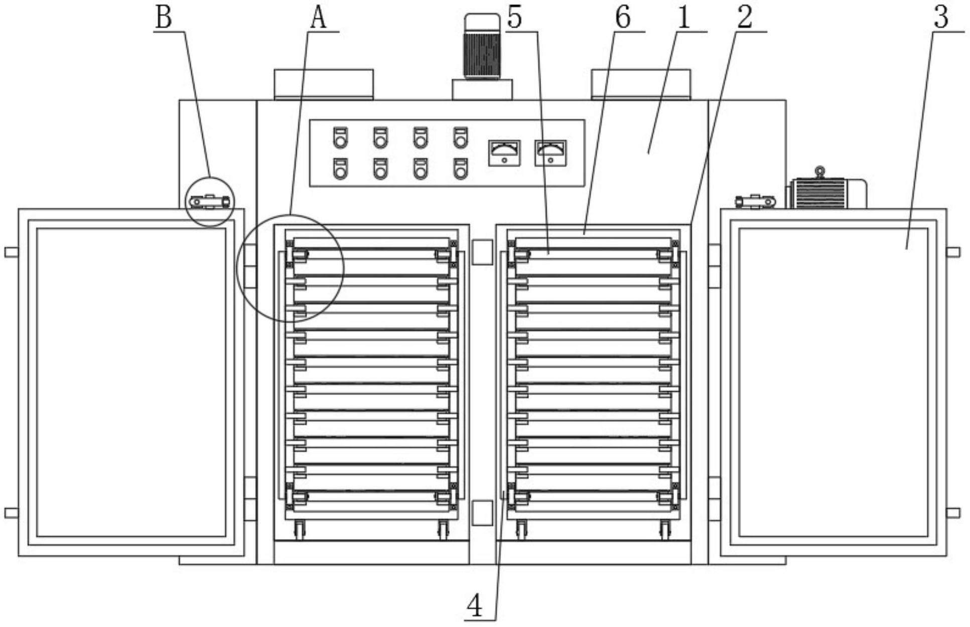 一种氧化铝加工用烘干装置专利图