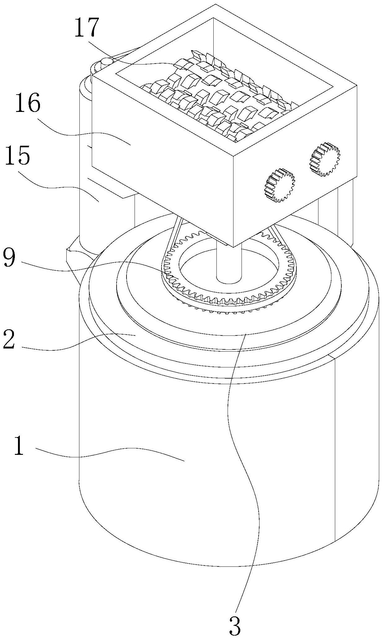 一种橡胶管道加工用热熔装置专利图