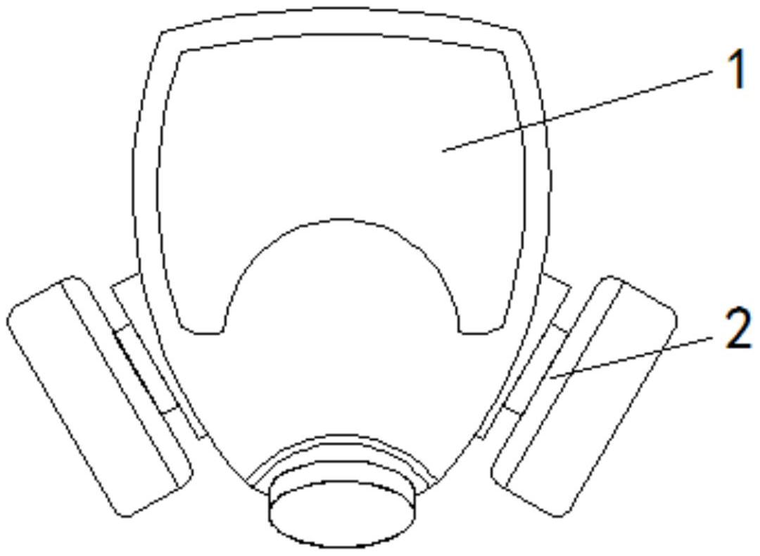 一种板材加工用防护面罩专利图