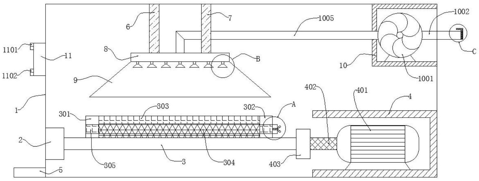 一种瓦楞纸烘干设备专利图