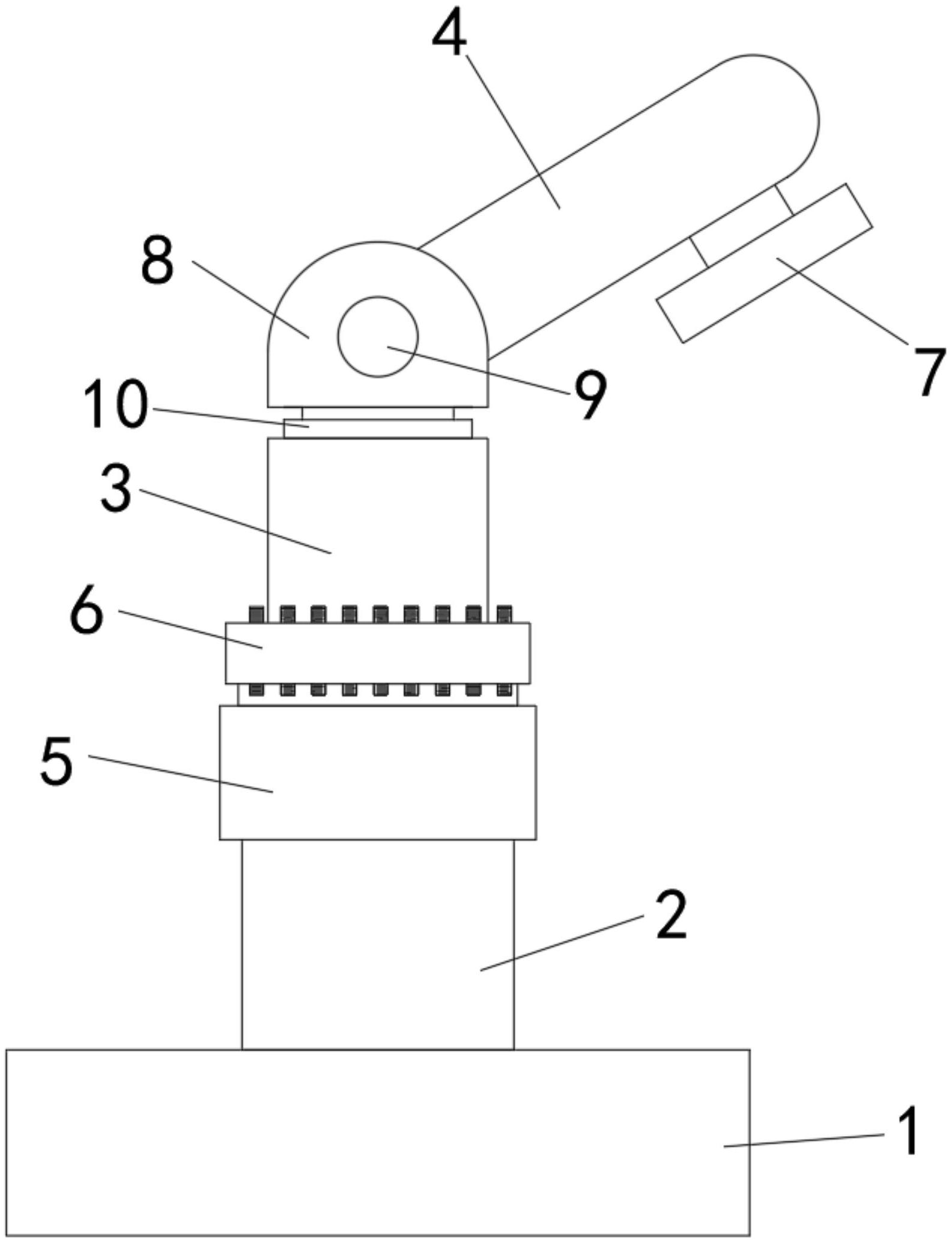 一种橡胶关节的翻边工装专利图