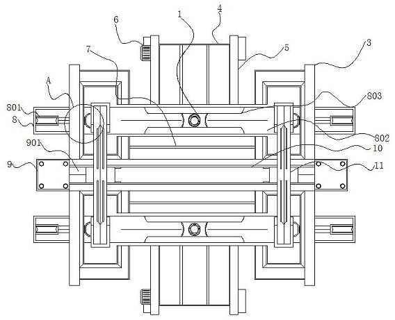 一种汽车钥匙电池自动组装按压推进结构组装设备专利图片