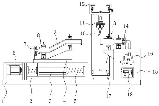 一种可对排气管进行泄漏检测的双段式排气管焊接装置专利图