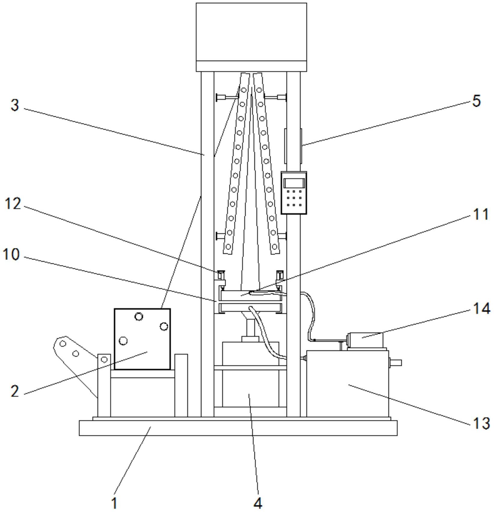 一种注塑吹膜设备用循坏冷却机构专利图