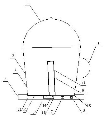 一种具有保温加热功能的杯子专利图