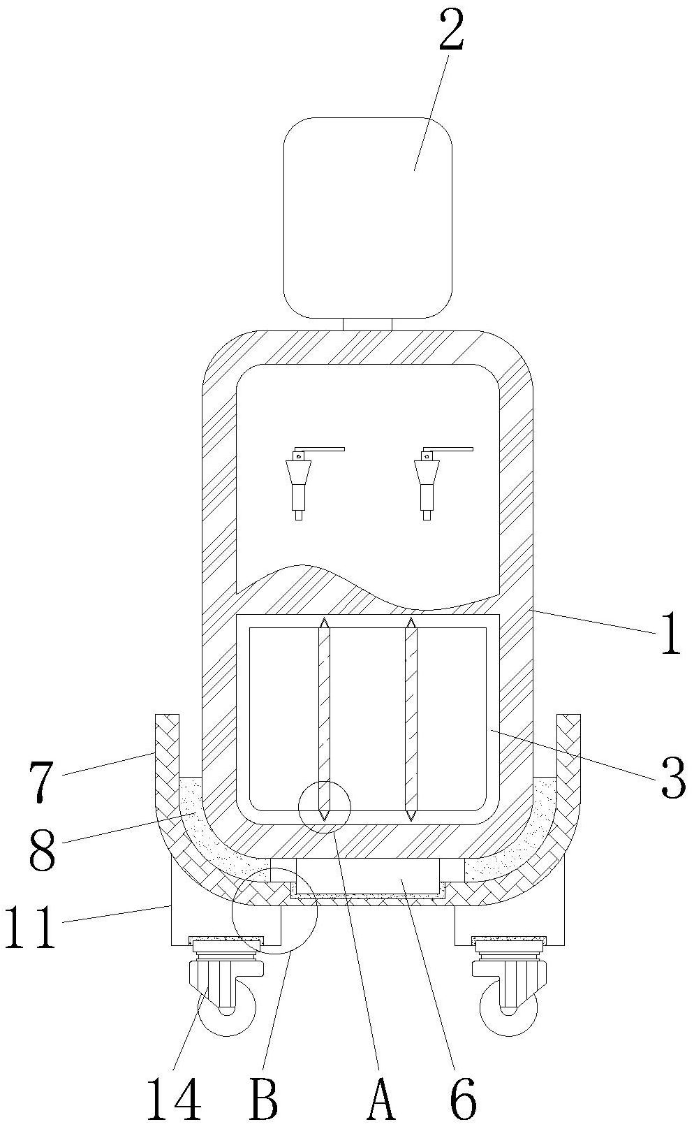 一种便于移动的饮水机专利图