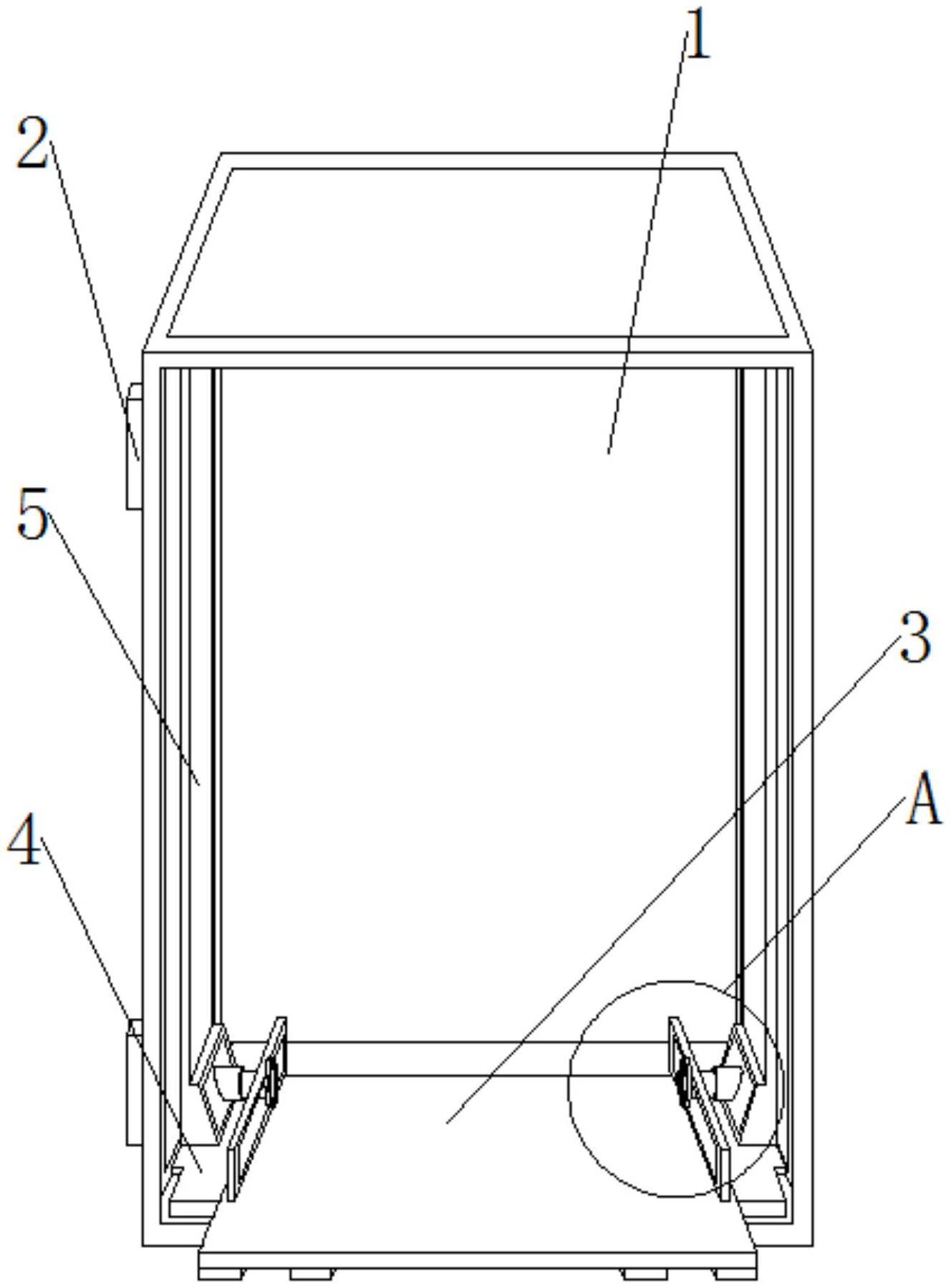 一种便于检修的燃气壁挂炉壳体专利图