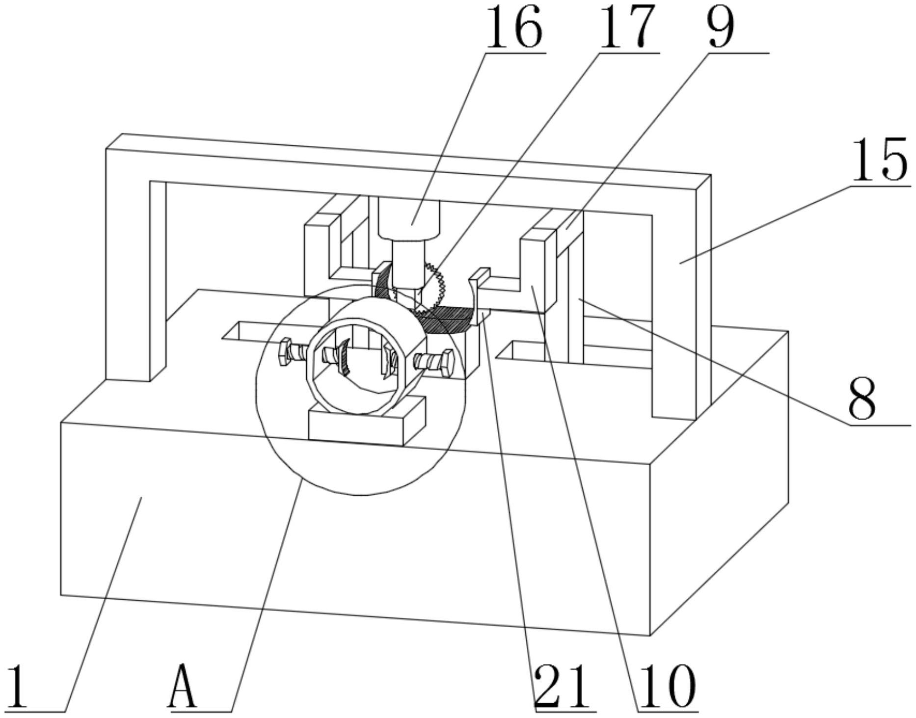 一种橡胶管生产用切割装置专利图