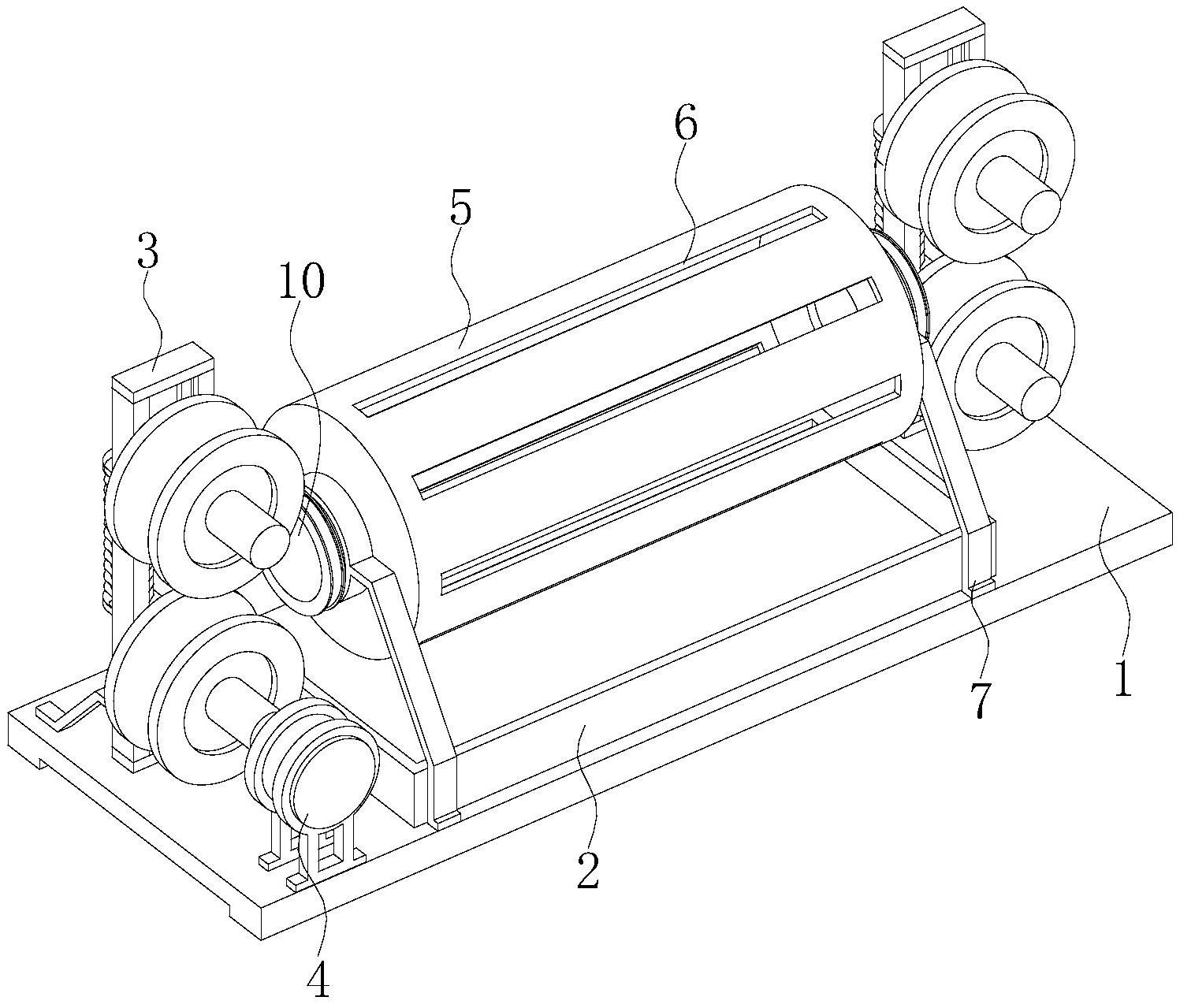 一种橡胶管道整径装置专利图