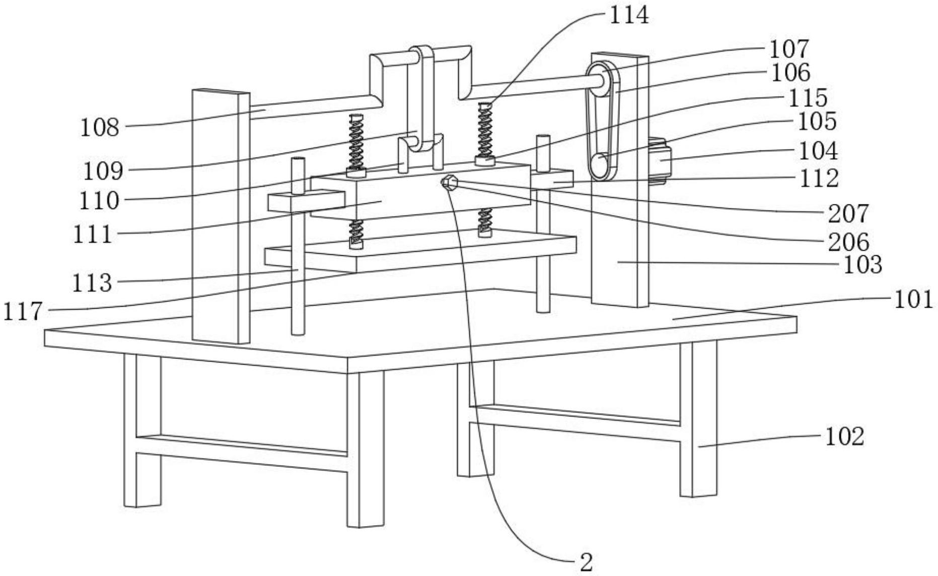 一种耐火材料生产的压力机专利图