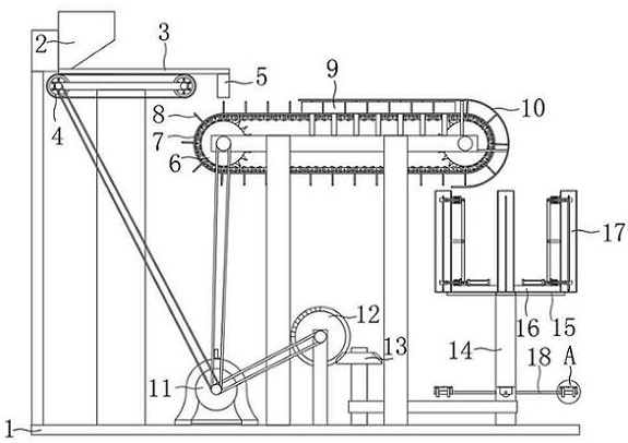 一种木质手串具有打蜡功能的自动串珠设备专利图