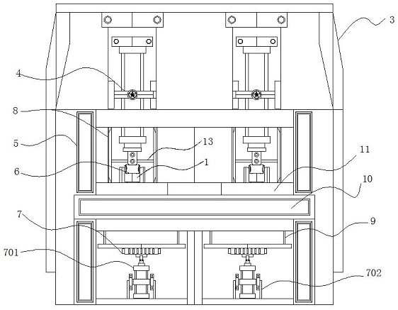 一种电子零配件组装用具有缓冲结构的压合装置专利图片