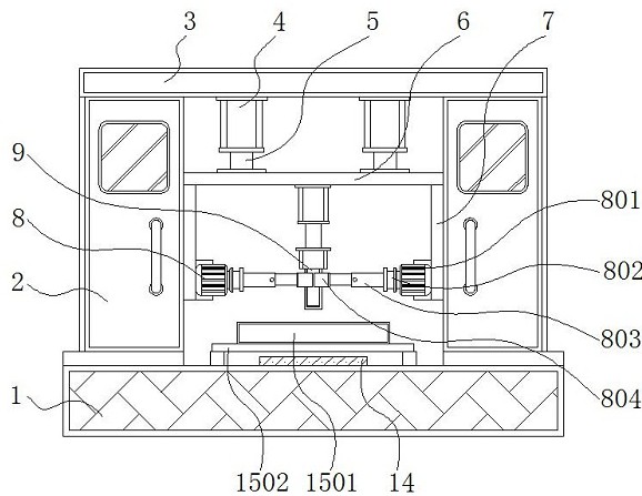 一种电子零配件加工用具有夹持翻转结构的组装设备专利图片