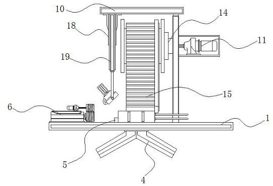 一种电子零配件加工用具有分类结构的边缘打磨装置专利图