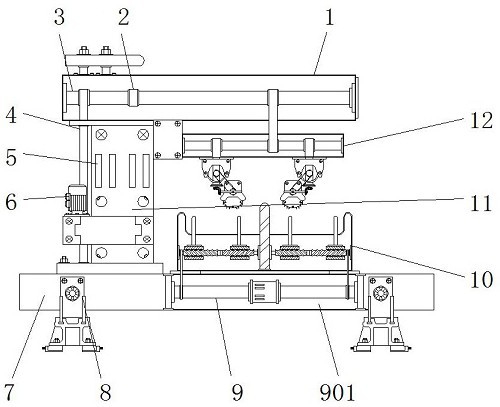 一种自动化多工位减震器压簧生产设备专利图