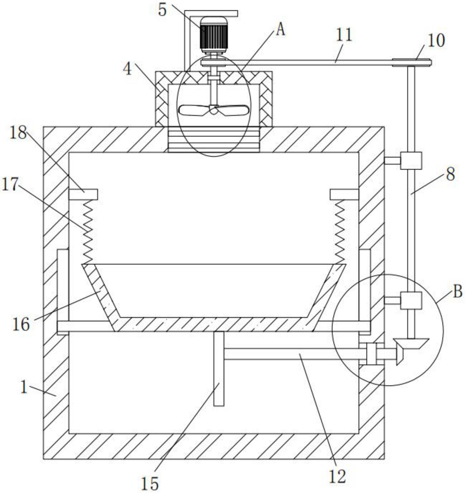 一种音箱生产用金属部件烘干装置专利图