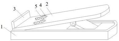 一种电子按摩脚踏板专利图