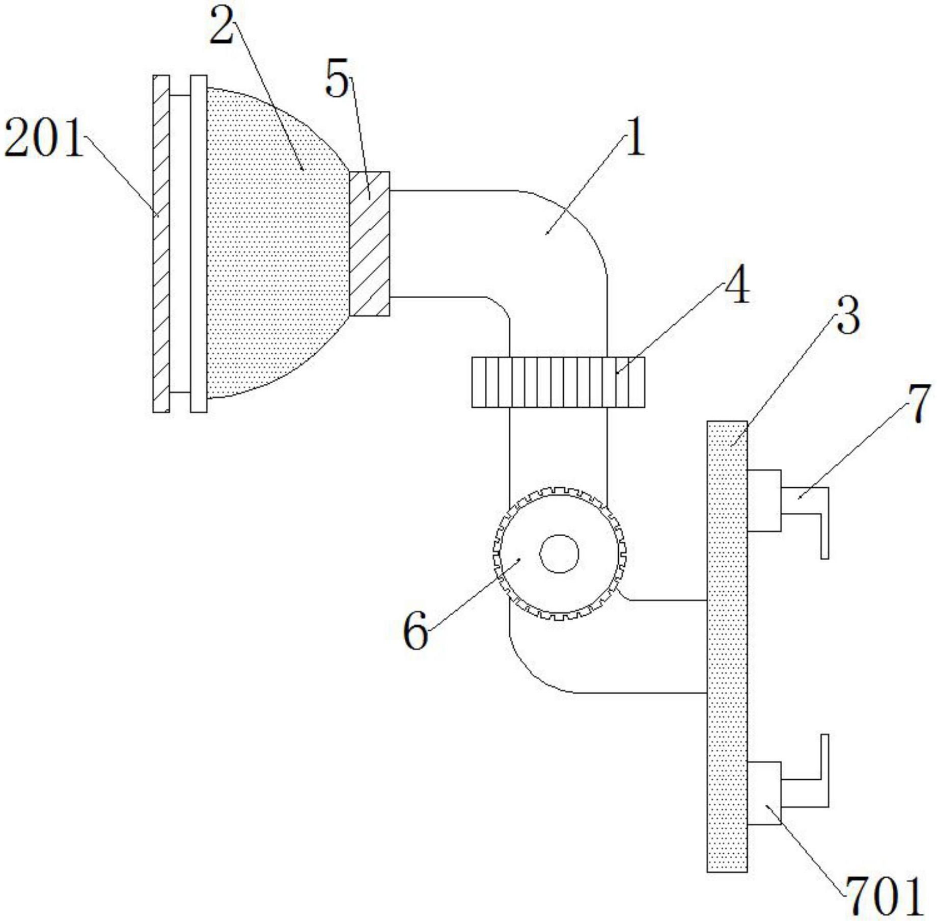 一种车载记录仪吸盘挂扣结构专利图