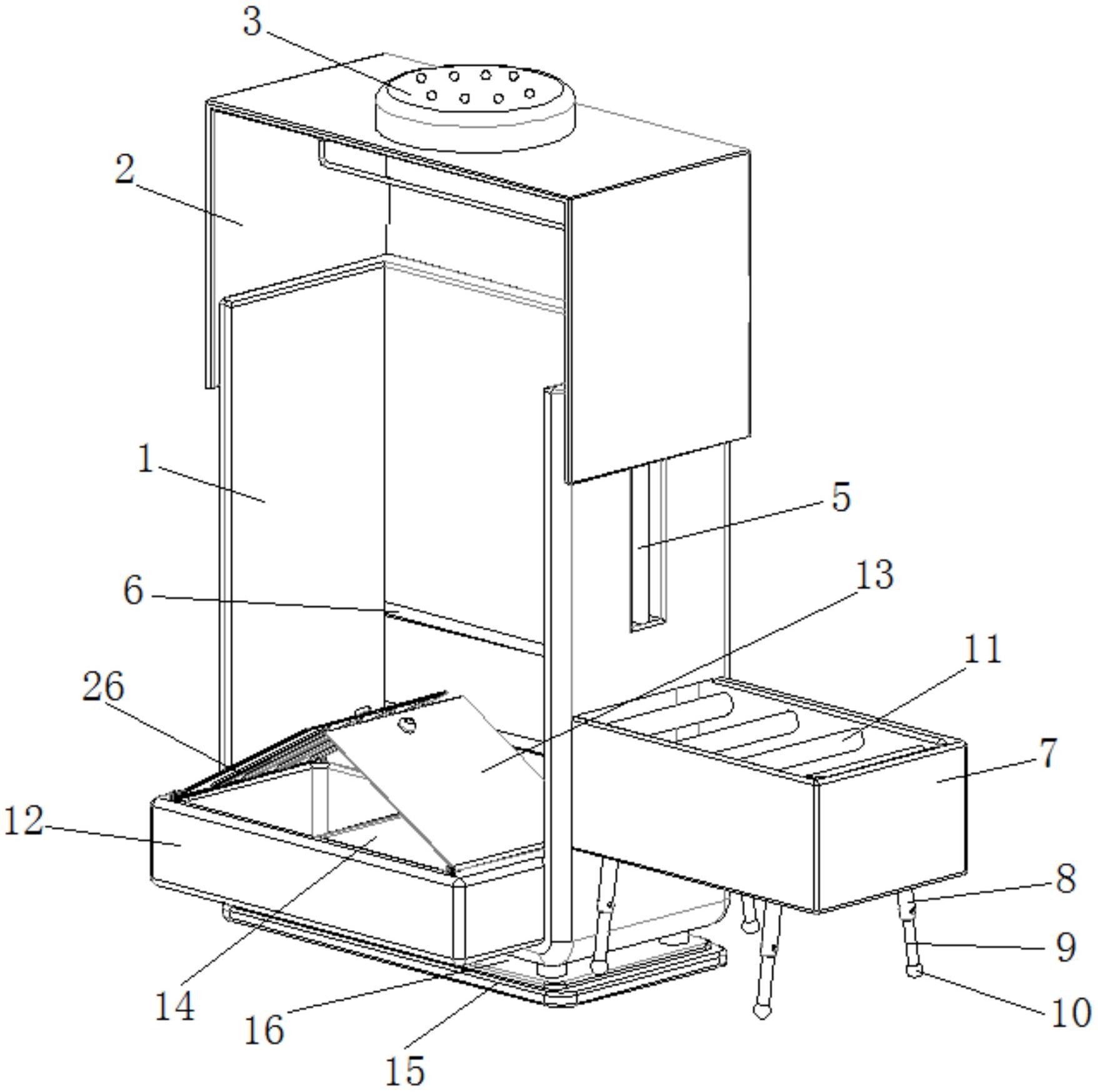 节省空间的多功能衣柜专利图
