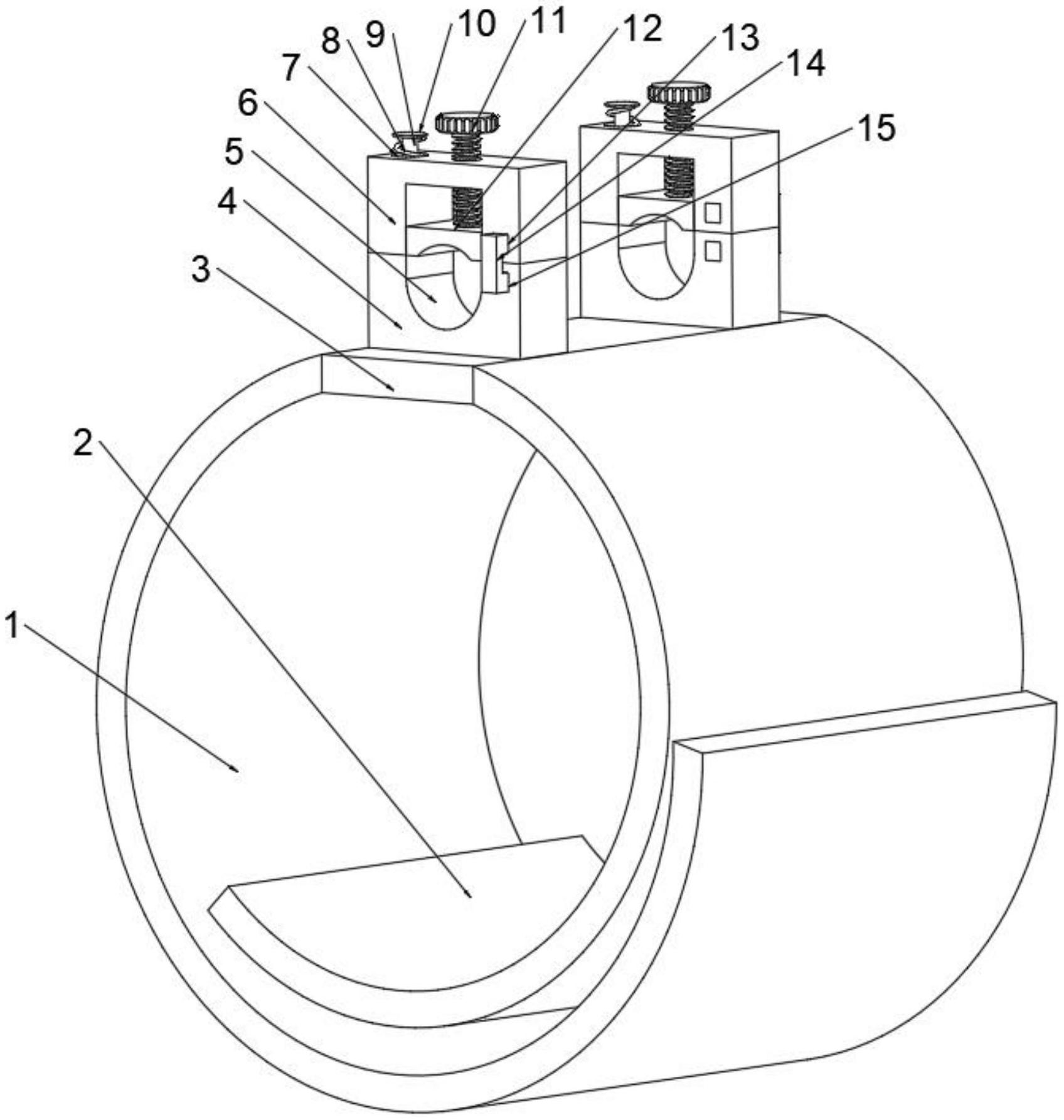 一种肾透析管简易收置定位器专利图