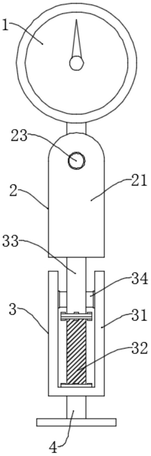 一种可调节倾斜角度的仪器仪表专利图