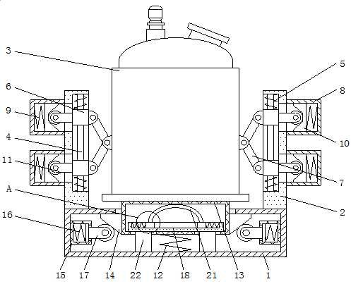 一种智能控温型发酵罐专利图