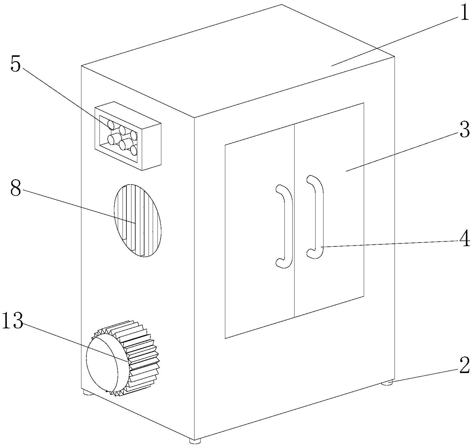一种USP电源散热防护装置专利图