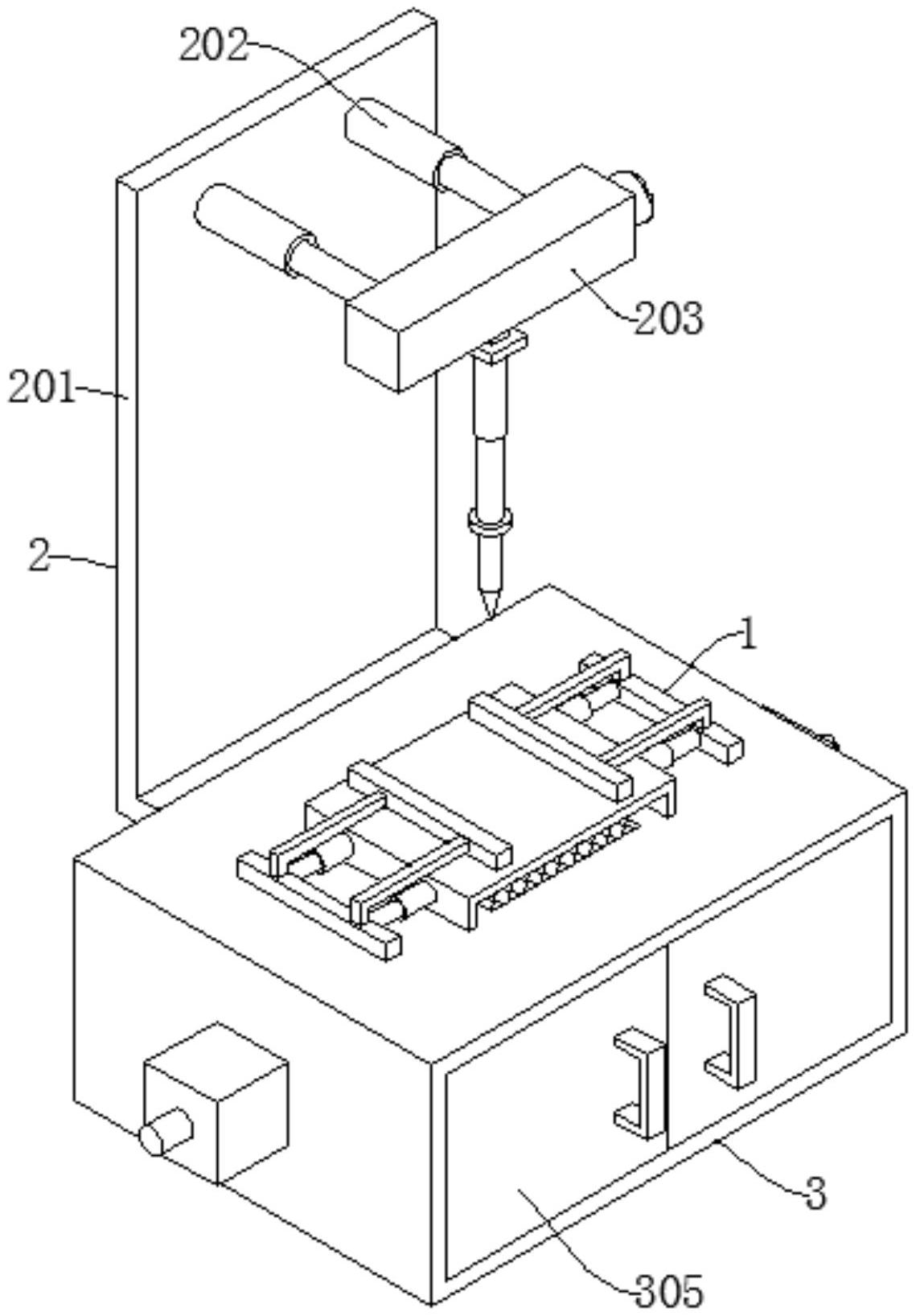 一种电子元器件加工用焊线装置专利图