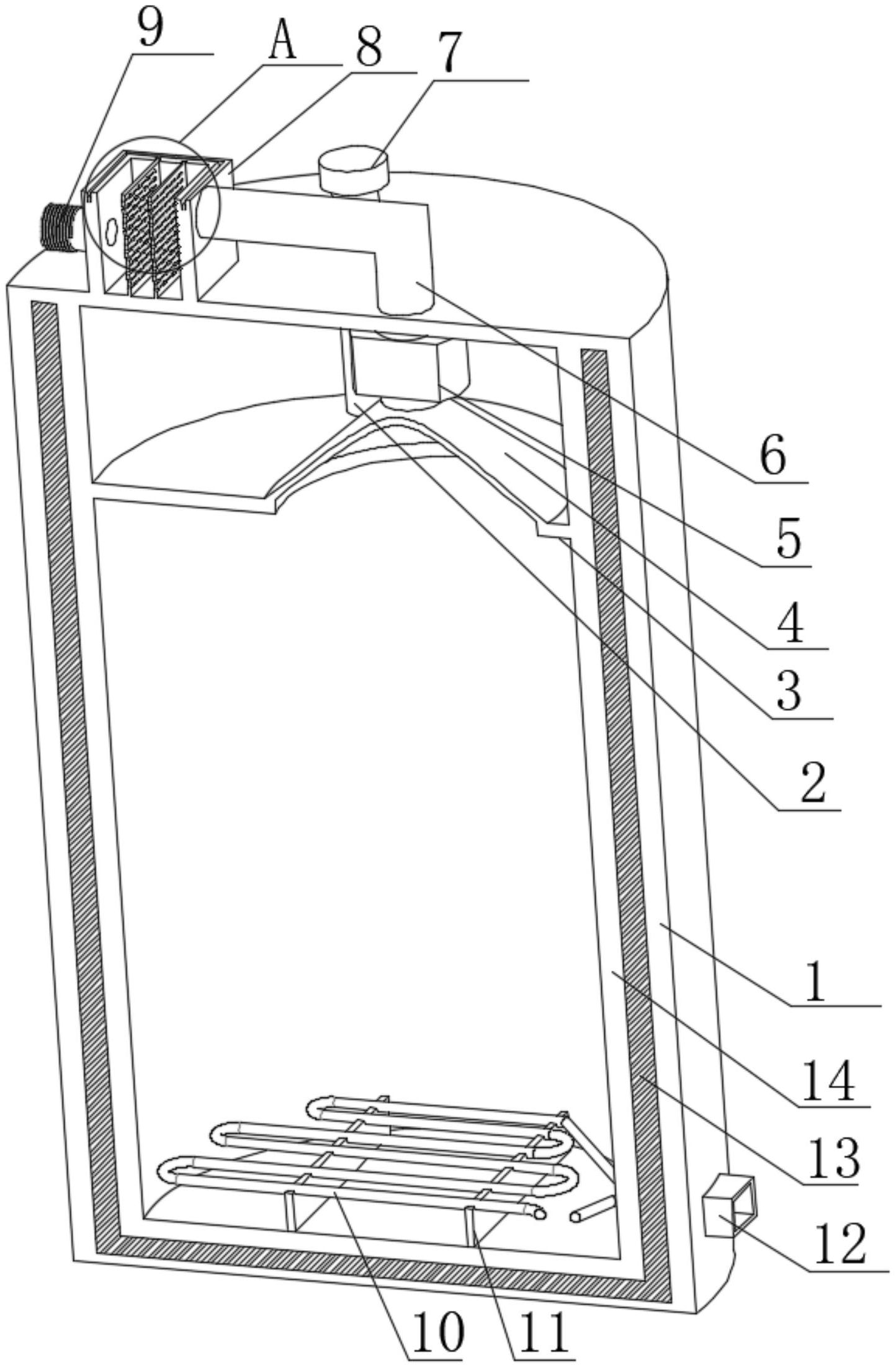 一种美容仪器用面部蒸汽机专利图