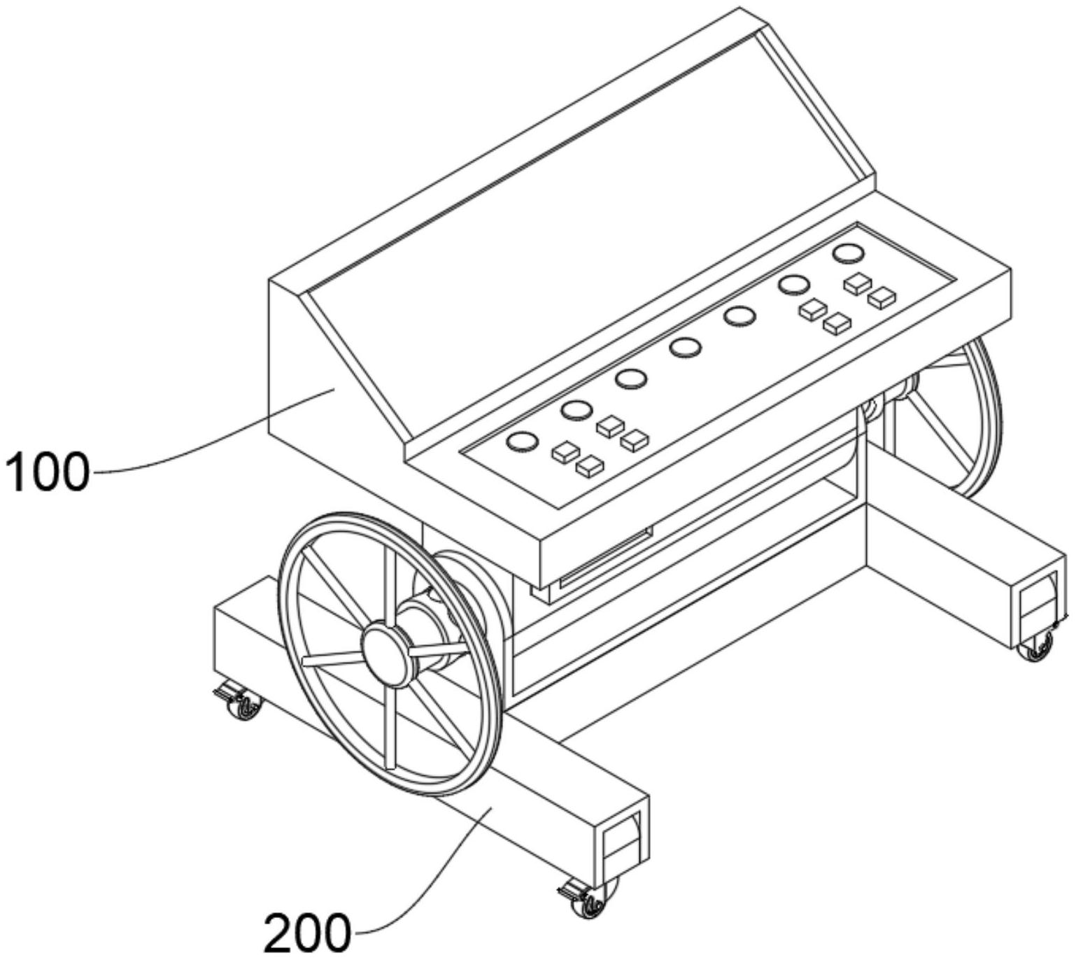 一种多角度调节的测控设备辅助支架专利图